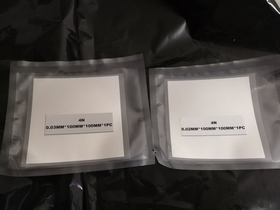 Indium Foil, Indium Sheet