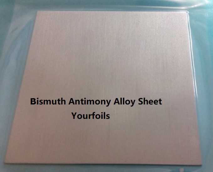 Bismuth Antimony Alloy Sheet